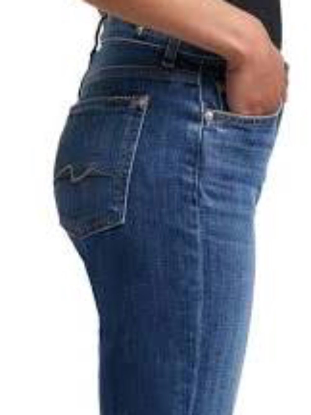 7 For All Mankind 7‎ For All Mankind Josefina Boyfriend Skinny Mid Rise Jeans - Picture 6 of 7